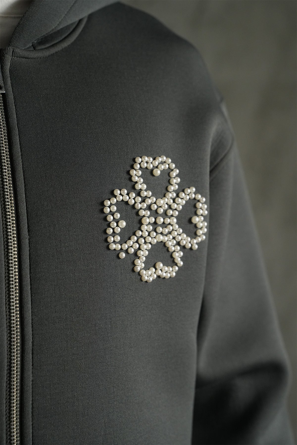 Ensemble à perles- Anthracite