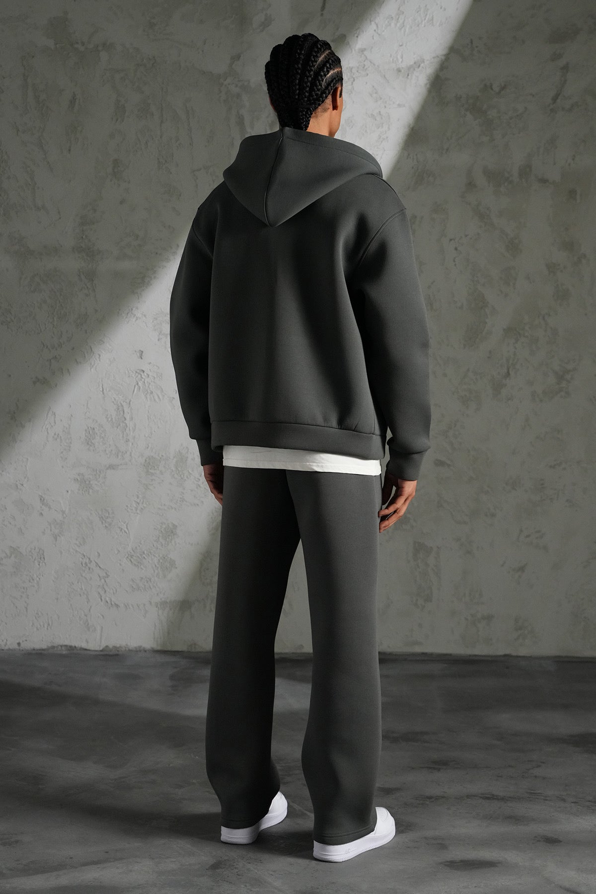 Ensemble à perles- Anthracite