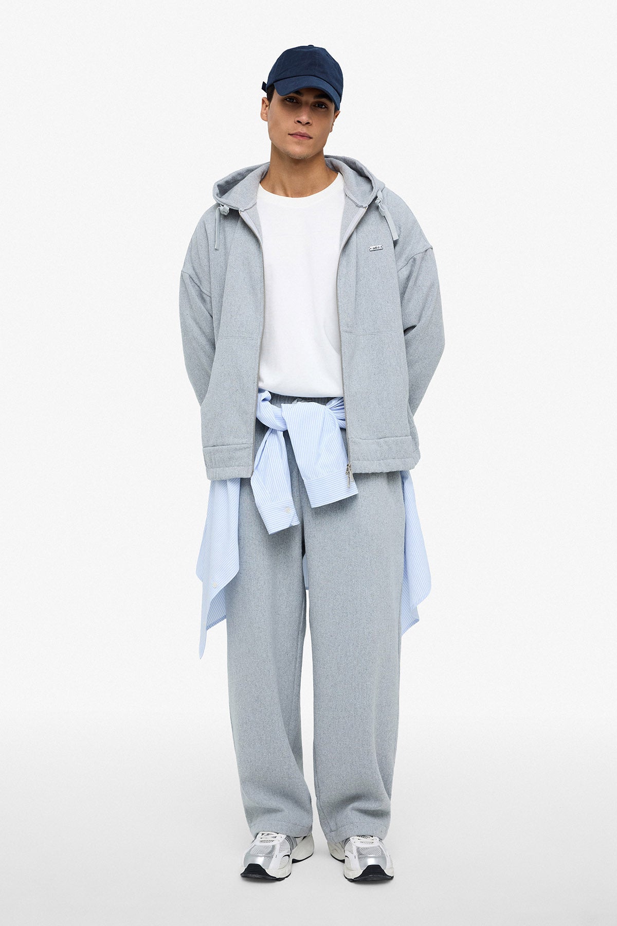 Ensemble Streetwear Gris Prenium - Veste zippé & Pantalon Coupe Relax